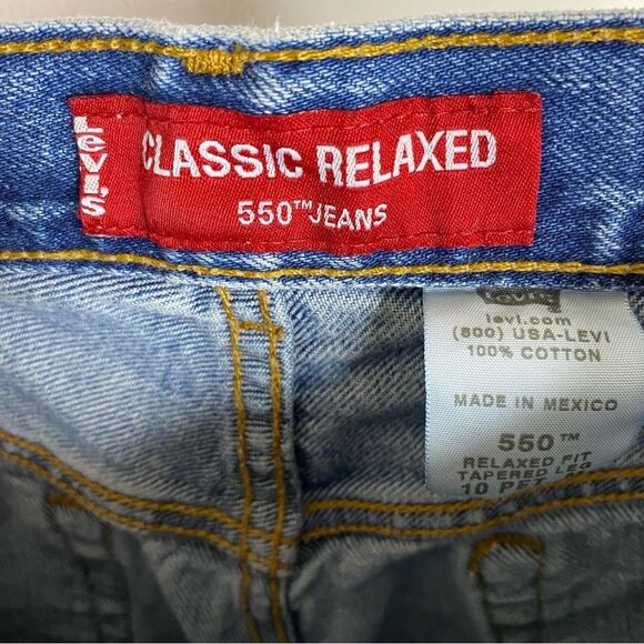 Levi’s Jeans Women’s Blue Vintage 550 Classic Relaxed Tapered Straight Leg Denim - Picture 10 of 10
